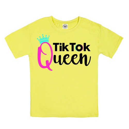 DZIECIĘCA KOSZULKA NA PREZENT TIK TOK QUEEN 50