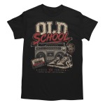 Koszulka Old School Hip Hop Retro Boombox Lata 90 Streetwear
