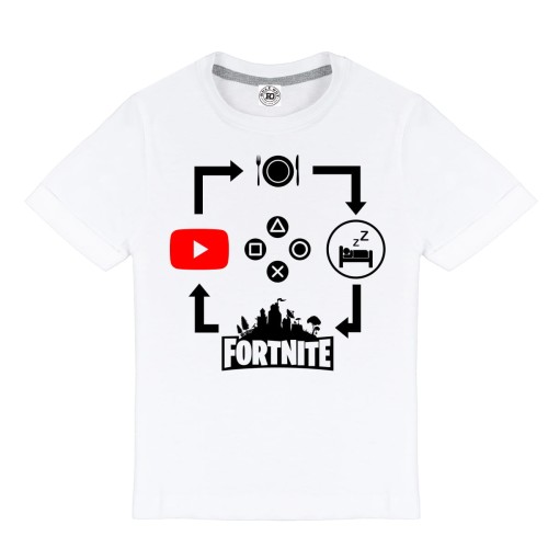 DZIECIĘCA PIŻAMA Z NADRUKIEM GRA FORTNITE 02 2