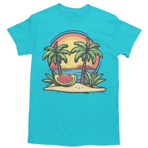 Zestaw 3x Koszulka Męska 3pak T-shirt Męski zestaw 3szt Koszulki Na Wakacje Letnie Wzory Na Lato 4