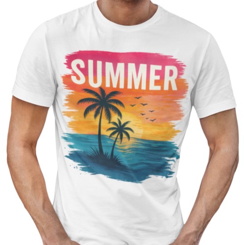 Zestaw 3x Koszulka Męska 3pak T-shirt Męski zestaw 3szt Koszulki Na Wakacje Letnie Wzory Na Lato 7