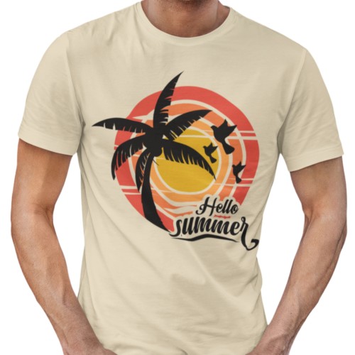 Zestaw 3x Koszulka Męska 3pak T-shirt Męski zestaw 3szt Koszulki Na Wakacje Letnie Wzory Na Lato 3
