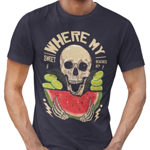 Zestaw 3x Koszulka Męska 3pak T-shirt Męski zestaw 3szt Koszulki Na Wakacje Letnie Wzory Na Lato Urlop 3