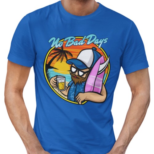 Zestaw 3x Koszulka Męska 3pak T-shirt Męski zestaw 3szt Koszulki Na Wakacje Letnie Wzory Na Lato Urlop 7