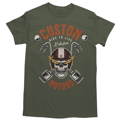 Zestaw 3x Koszulka Męska 3pak T-shirt Męski zestaw 3szt Koszulki Motocyklowe Na Motor Dla Motocyklisty 4
