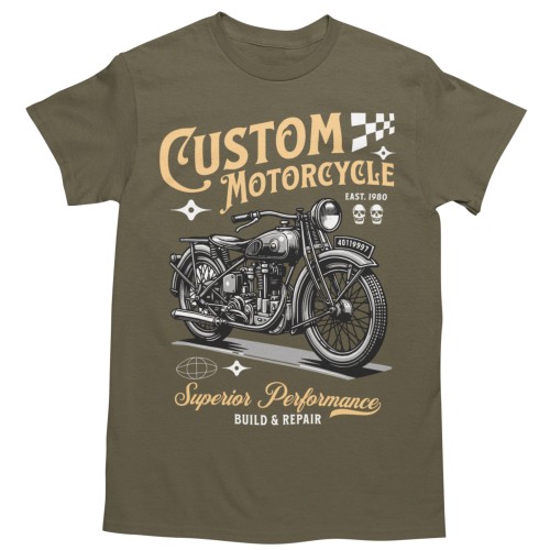 Zestaw 3x Koszulka Męska 3pak T-shirt Męski zestaw 3szt Koszulki Motocyklowe Na Motor Dla Motocyklisty 4