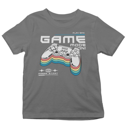 Koszulka dziecięca gamer gamingowa z padem zestaw 3 koszulek 3 szt. 4