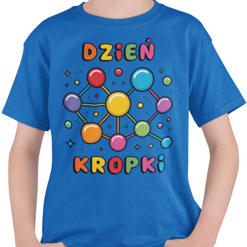 Koszulka Dziecięca Dzień Kropki Do Przedszkola Szkoły Zerówki 4