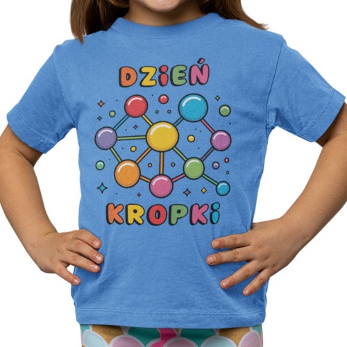 Koszulka Dziecięca Dzień Kropki Do Przedszkola Szkoły Zerówki 6