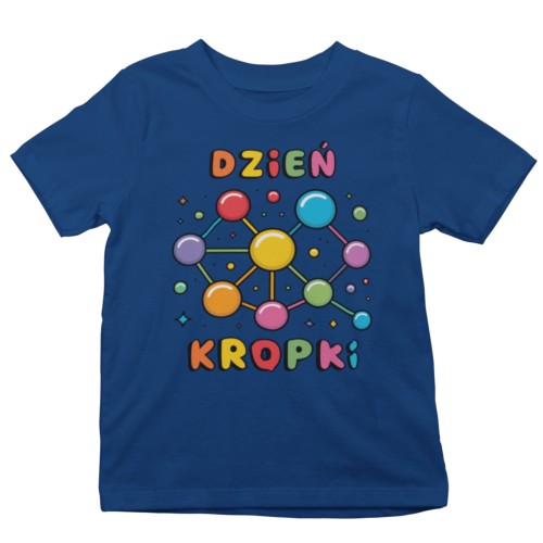Koszulka Dziecięca Dzień Kropki Do Przedszkola Szkoły Zerówki 2