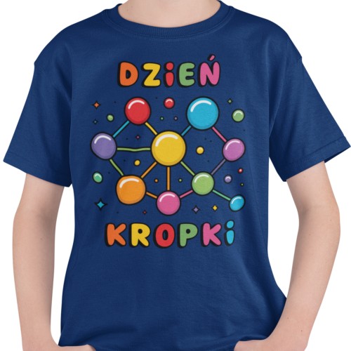 Koszulka Dziecięca Dzień Kropki Do Przedszkola Szkoły Zerówki 1