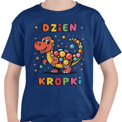 Koszulka Dziecięca Dzień Kropki Do Przedszkola Szkoły Zerówki 3