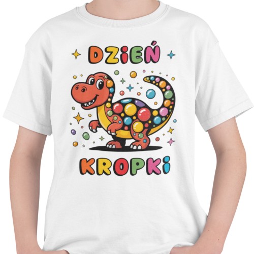 Koszulka Dziecięca Dzień Kropki Do Przedszkola Szkoły Zerówki 6