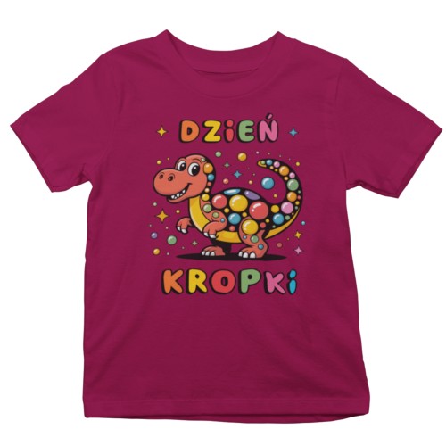 Koszulka Dziecięca Dzień Kropki Do Przedszkola Szkoły Zerówki 7