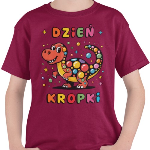 Koszulka Dziecięca Dzień Kropki Do Przedszkola Szkoły Zerówki 8