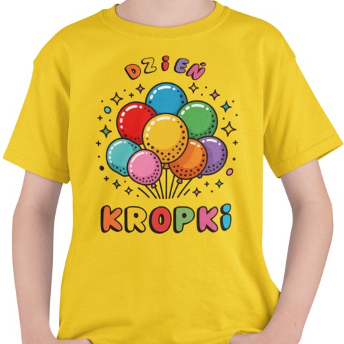 Koszulka Dzień Kropki Dziecięca Do Przedszkola Szkoły Zerówki 3