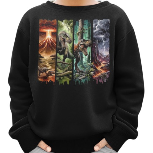 Bluza Dziecięca Dinozaur Dinozaury T Rex Jurassic Dino Prezent Chłopiec