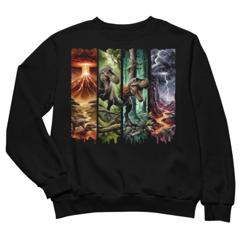 Bluza Dziecięca Dinozaur Dinozaury T Rex Jurassic Dino Prezent Chłopiec 2