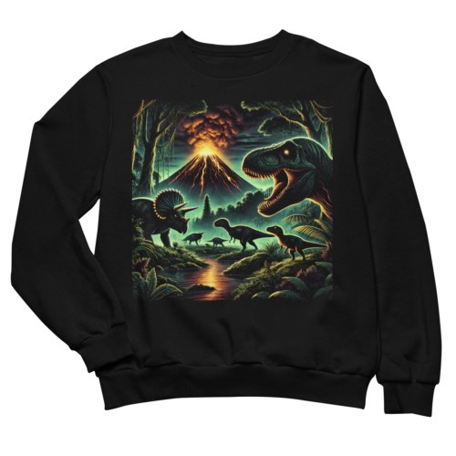 Bluza Dziecięca Dinozaury T Rex Wulkan Dino Prezent Chłopiec Dinozaur 2