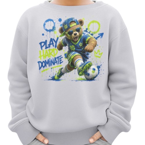 Bluza Dziecięca Piłka Nożna Miś Piłkarz Football Sport Prezent Chłopiec 1