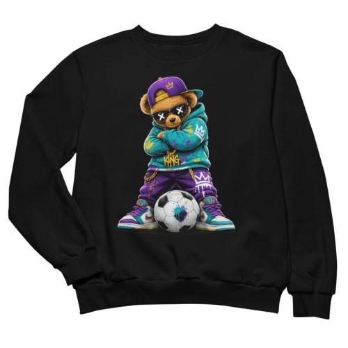  Bluza Dziecięca Miś Piłkarz Piłka Nożna Football Sport Prezent Chłopiec 2