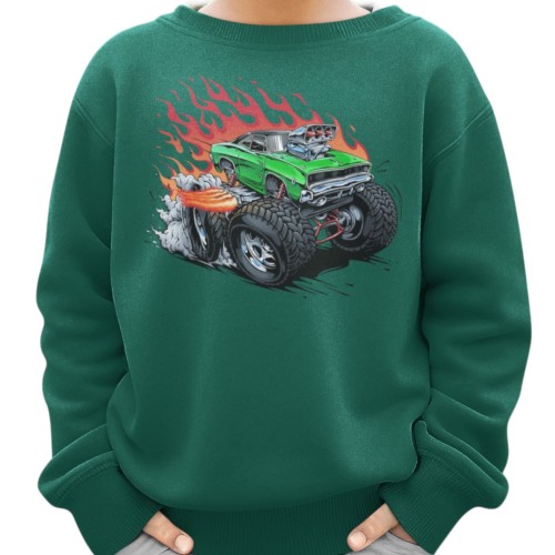 Bluza Dziecięca Monster Truck Auto Terenowe Samochód Off Road Do Szkoły 4x4 4