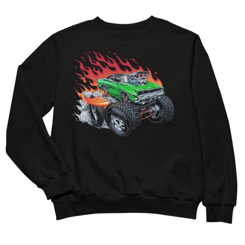 Bluza Dziecięca Monster Truck Auto Terenowe Samochód Off Road Do Szkoły 4x4 5