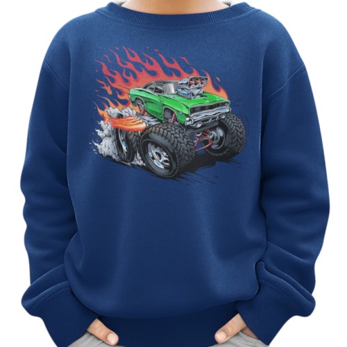 Bluza Dziecięca Monster Truck Auto Terenowe Samochód Off Road Do Szkoły 4x4 8