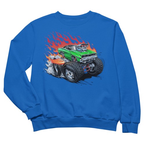 Bluza Dziecięca Monster Truck Auto Terenowe Samochód Off Road Do Szkoły 4x4 9