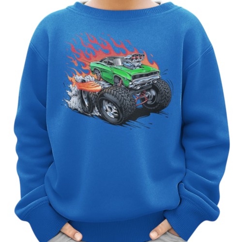 Bluza Dziecięca Monster Truck Auto Terenowe Samochód Off Road Do Szkoły 4x4 10