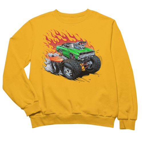 Bluza Dziecięca Monster Truck Auto Terenowe Samochód Off Road Do Szkoły 4x4 2
