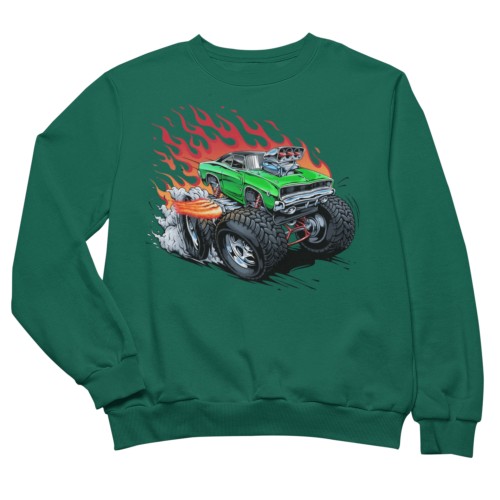 Bluza Dziecięca Monster Truck Auto Terenowe Samochód Off Road Do Szkoły 4x4 3