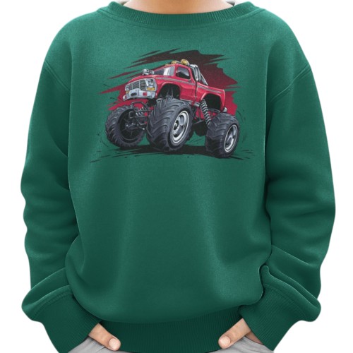 Bluza Dziecięca Monster Truck Auto Terenowe Samochód Do Szkoły Przedszkola 3