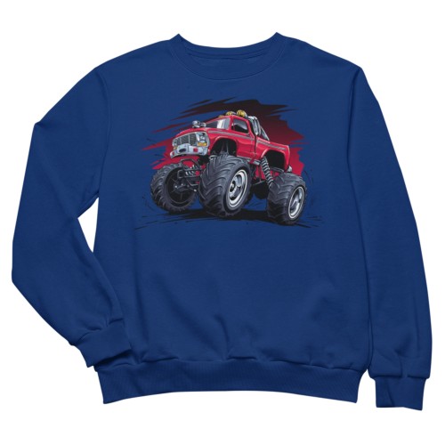 Bluza Dziecięca Monster Truck Auto Terenowe Samochód Do Szkoły Przedszkola 7