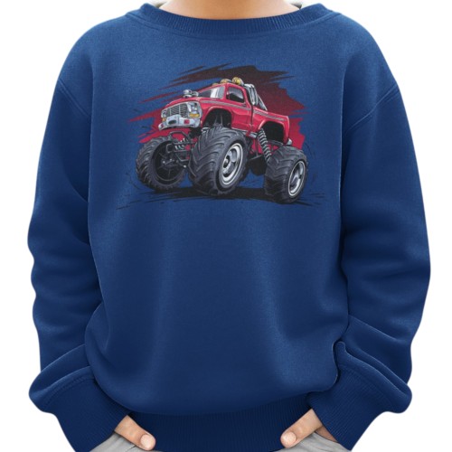 Bluza Dziecięca Monster Truck Auto Terenowe Samochód Do Szkoły Przedszkola 8
