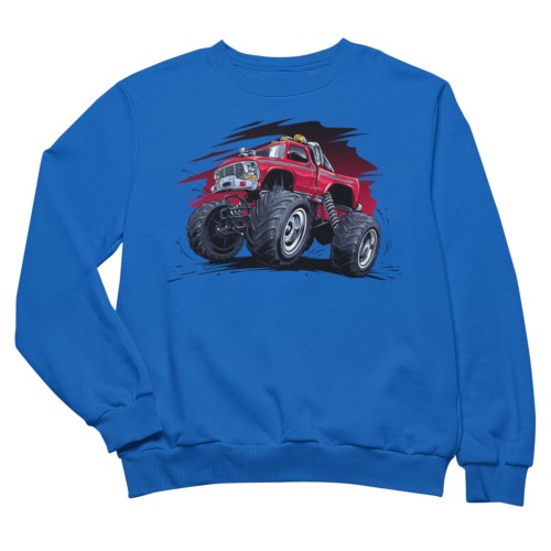 Bluza Dziecięca Monster Truck Auto Terenowe Samochód Do Szkoły Przedszkola 2