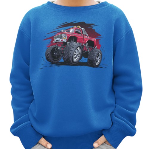Bluza Dziecięca Monster Truck Auto Terenowe Samochód Do Szkoły Przedszkola 1