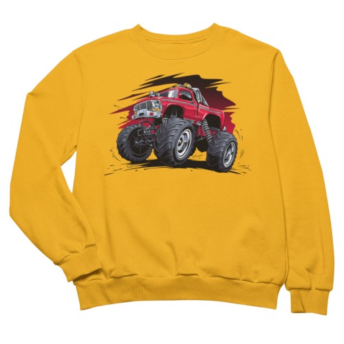 Bluza Dziecięca Monster Truck Auto Terenowe Samochód Do Szkoły Przedszkola 9