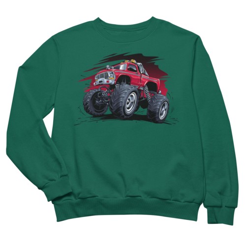 Bluza Dziecięca Monster Truck Auto Terenowe Samochód Do Szkoły Przedszkola 4