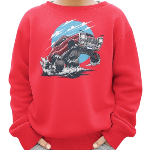 Bluza Dziecięca Monster Truck Samochód Auto Dla Chłopca Szkoła Przedszkole