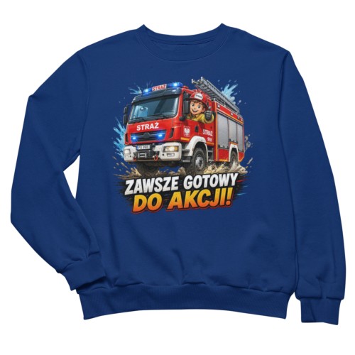 Bluza Dziecięca Straż Pożarna Strażak Wóz Strażacki Dla Chłopca Do Przedszkola 5