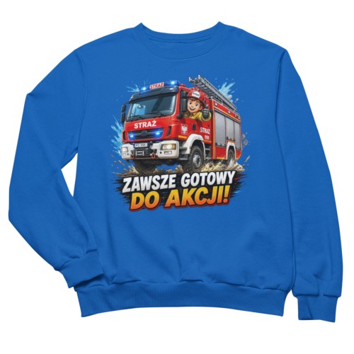 Bluza Dziecięca Straż Pożarna Strażak Wóz Strażacki Dla Chłopca Do Przedszkola 7