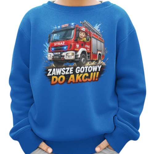 Bluza Dziecięca Straż Pożarna Strażak Wóz Strażacki Dla Chłopca Do Przedszkola 8