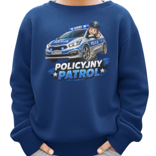 Bluza Dziecięca Policja Radiowóz Policyjny Dla Chłopca Prezent