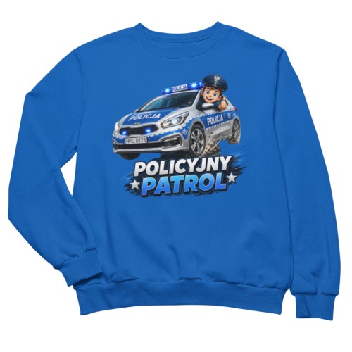 Bluza Dziecięca Policja Radiowóz Policyjny Dla Chłopca Prezent 5