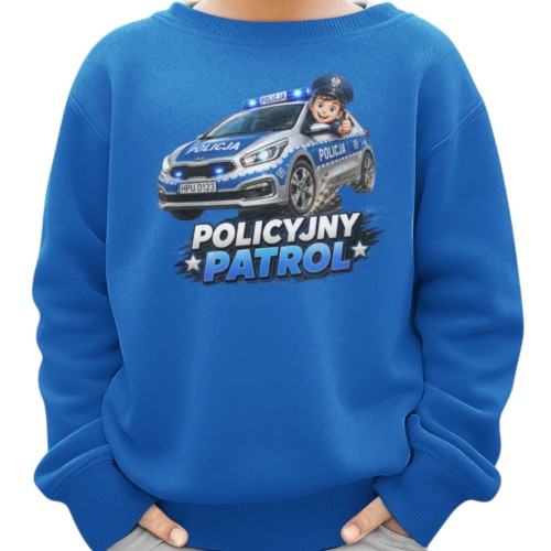 Bluza Dziecięca Policja Radiowóz Policyjny Dla Chłopca Prezent 6