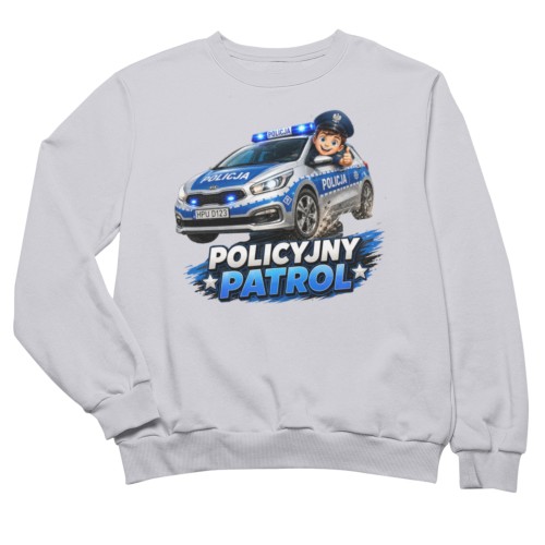 Bluza Dziecięca Policja Radiowóz Policyjny Dla Chłopca Prezent 7