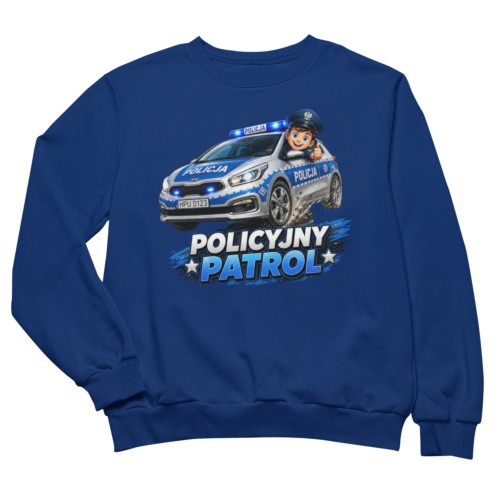 Bluza Dziecięca Policja Radiowóz Policyjny Dla Chłopca Prezent 2
