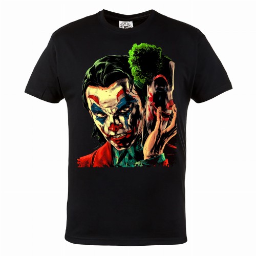 MĘSKA KOSZULKA Z NADRUKIEM NA HALLOWEEN HORROR JOKER HAL128