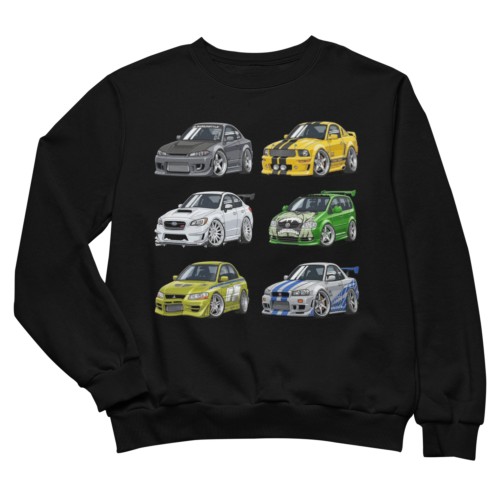  Bluza dziecięca samochody sportowe tuning auta wyścigowe dla chłopca 3